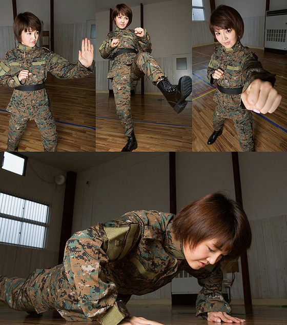 【画像】元・女性航空自衛官が脱いだ！！　篠原ゆきの 【ヘアヌード】