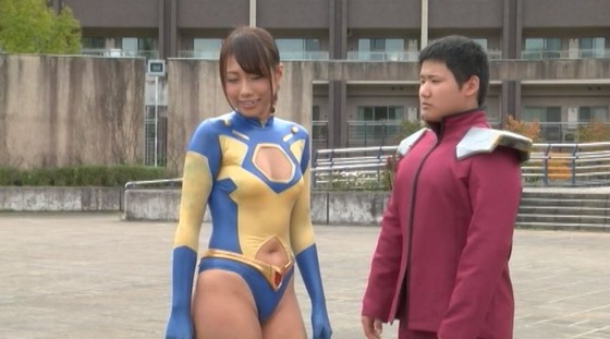【ヒロピン】 ”椿かなり”ちゃんのお色気特撮　セクシー過ぎるコスチュームに子役少年たちも勃起不可避でしょｗ