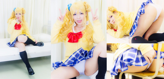 ”愛瀬りおな”ちゃんの「おしえて！ ギャル子ちゃん」コス