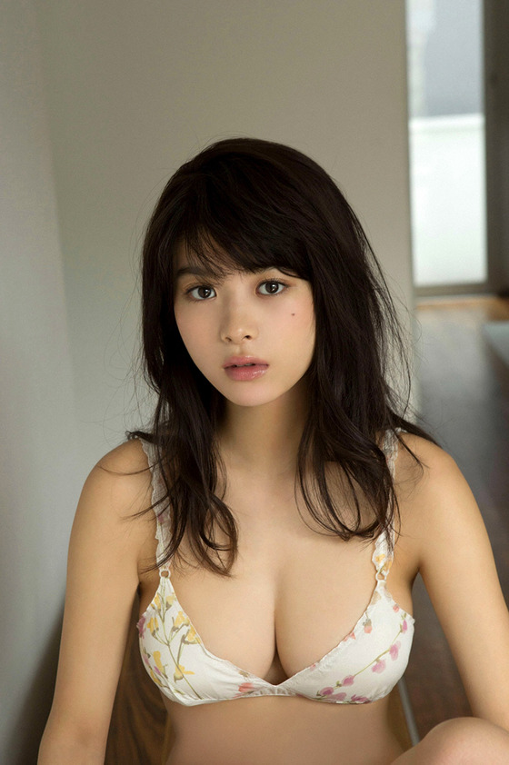 奇跡のスレンダー爆乳 グラドル”馬場ふみか”ちゃん画像 ②　濡れ透けTシャツがエロい！
