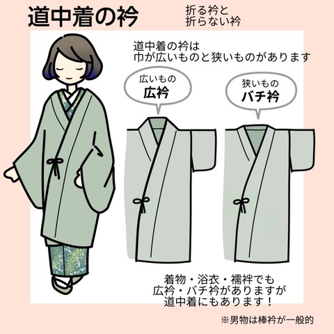 道中着の衿1