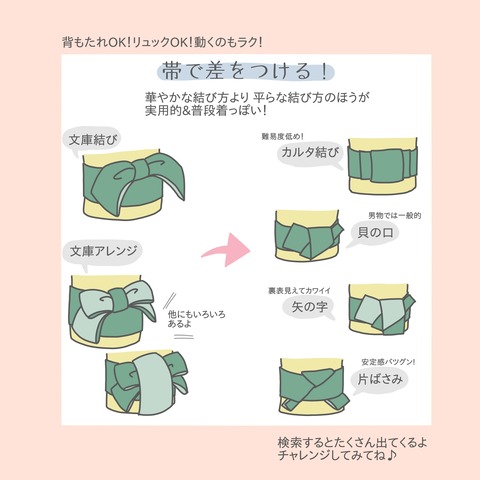 浴衣を普段着に3