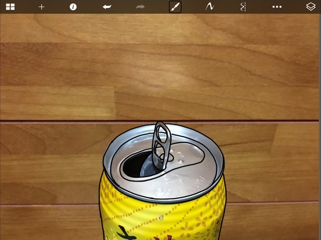 プルタブのイラストを描く Ipadとiphoneで教師の仕事をつくる