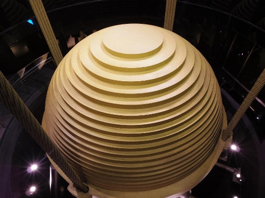 重さ660トンのウインドダンパー(台北101)