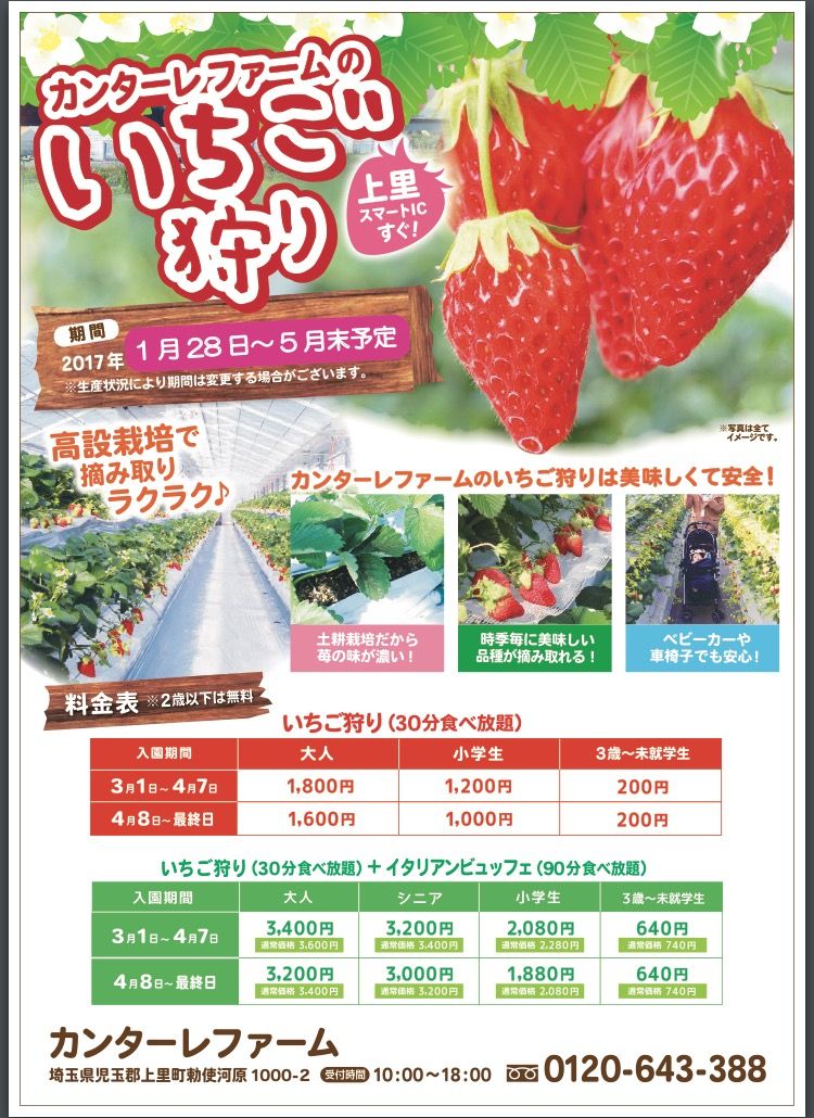シーズン移行 4月8日よりイチゴ狩り料金が変わります 上里いちご トマト園のblog シーズン移行 4月8日よりイチゴ狩り料金が変わります 上里いちご トマト園のblog