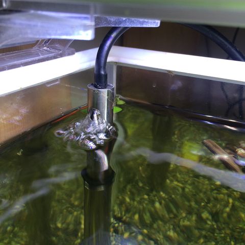 底面フィルターをステンレスパイプに改造するとかっこいい アクアログ 底面フィルターをステンレスパイプに改造するとかっこいい アクアログ