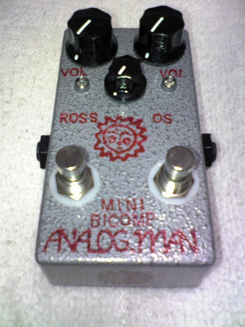 ANALOGMAN MINI BI-COMP エフェクター Used Analogman 5 Knob Mini Bi-Comp Compressor Pedal