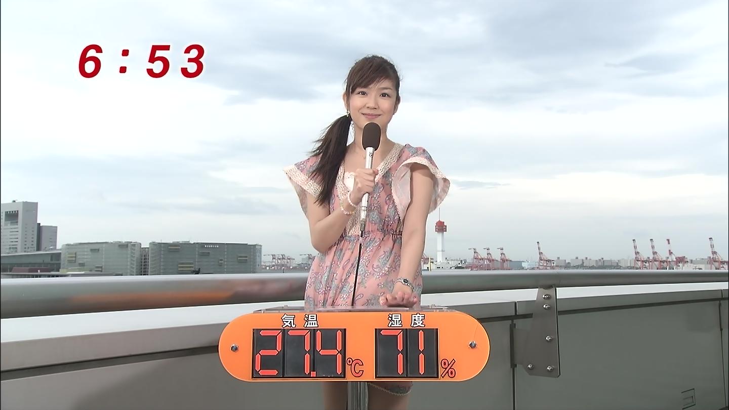 長野美郷 めざましテレビ 乱れ髪 その2 キャプ茶