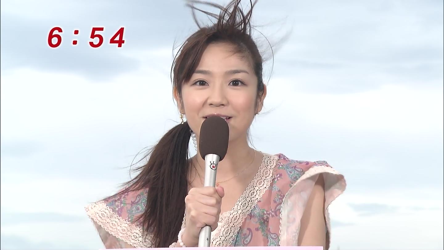 長野美郷 めざましテレビ 乱れ髪 その2 キャプ茶