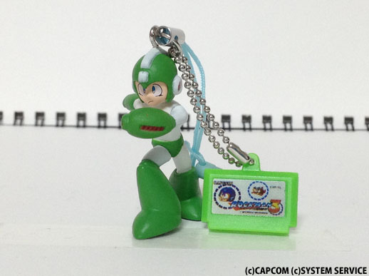 幻の金カセット登場！？ 『ロックマン フィギュアストラップ