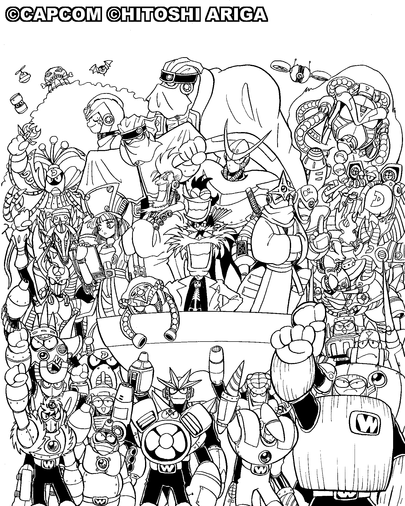 ロックマンリミックス 塗り絵大会開催決定 Capコブンのダレットブログ ロックマンリミックス 塗り絵大会開催決定 Capコブンのダレットブログ