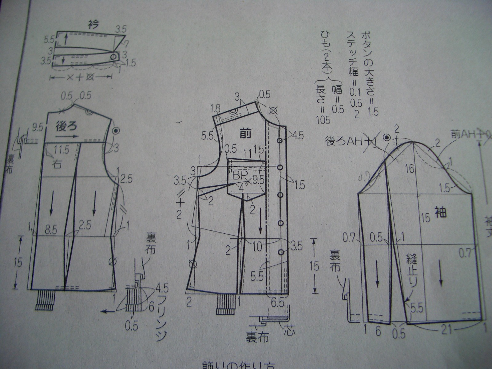 洋裁教室 7回目 気まぐれハンドメイド日記 Caprice Yurikaのｙｕｋａ