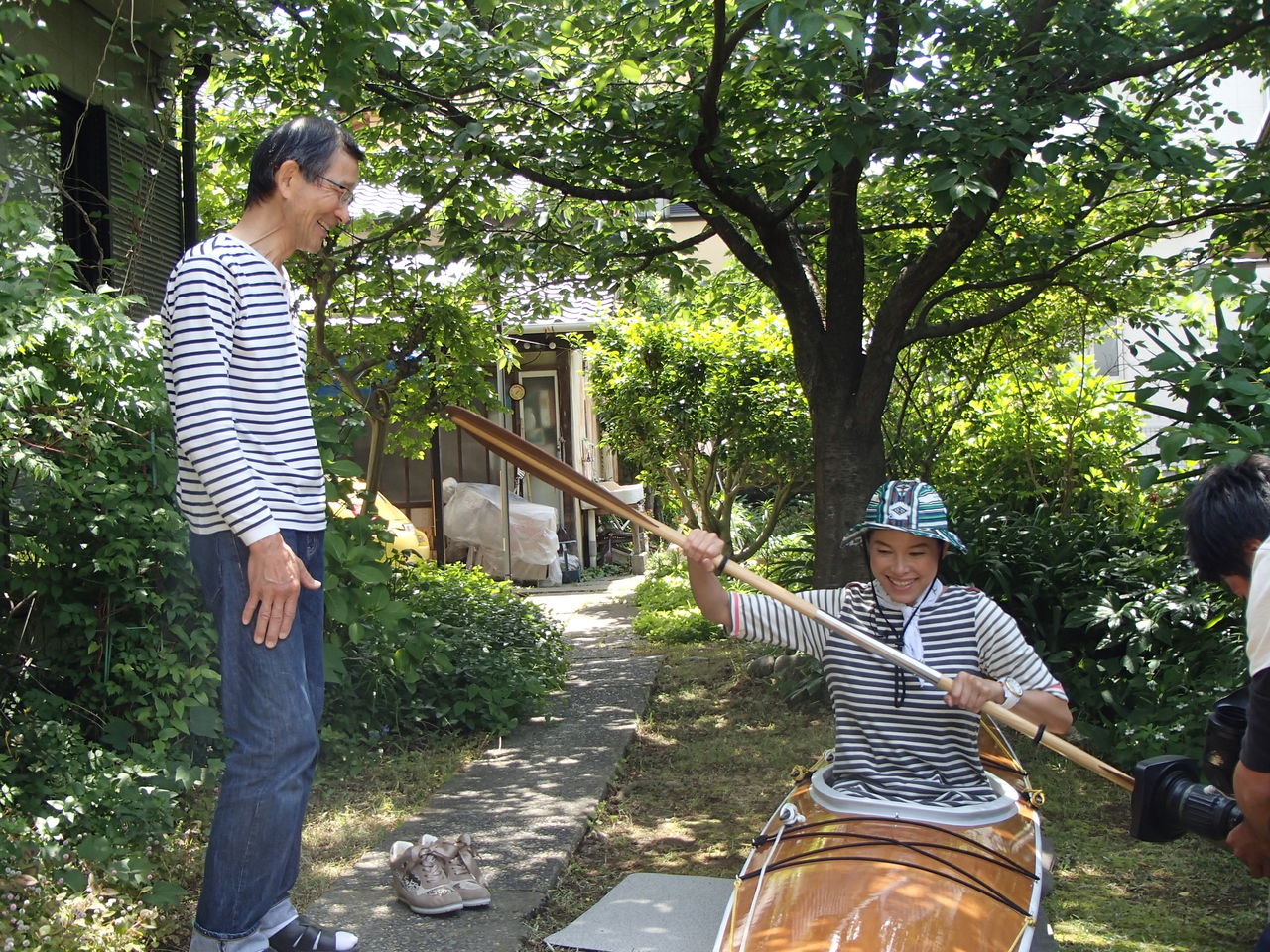 進水式 diyグランプリで特別賞を受賞 林マヤさんがテレビ取材 Captain Zensanのblog 進水式 diyグランプリで特別賞を受賞 林マヤさんがテレビ取材 Captain Zensanのblog