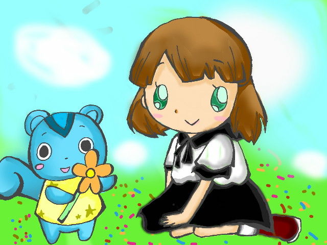 とび森イラスト 住民さん達 ゆったりまったりピィ犬日記