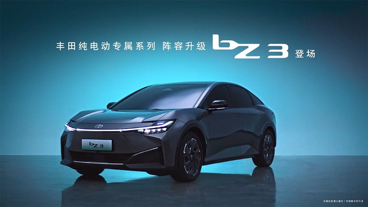 トヨタ、中国でEVセダン「bZ3」、BYDと共同開発 : car life style
