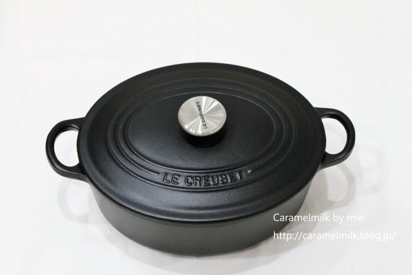 ルクルーゼ シグニチャー ココットロンド マットブラック 20センチ