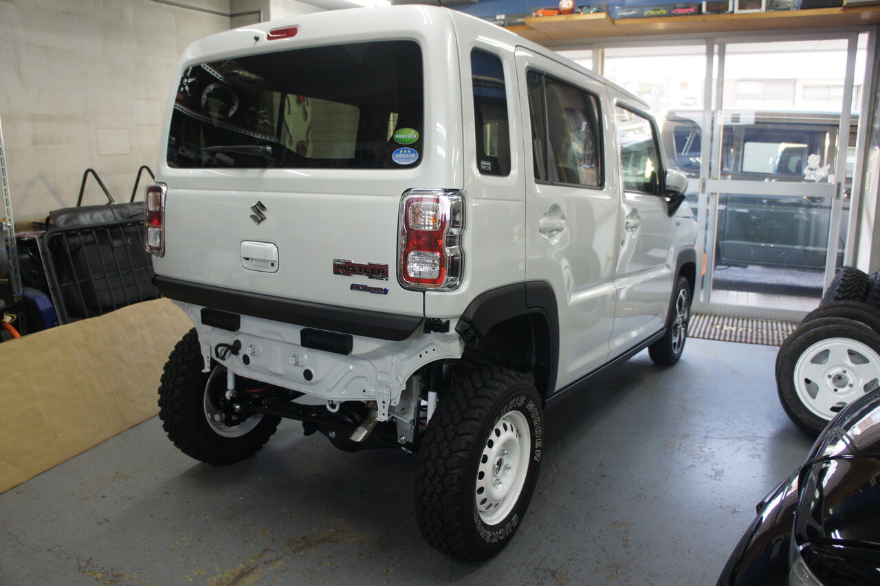 新型ハスラー リフトアップ 製作秘話 カーハウス アスリート ブログ