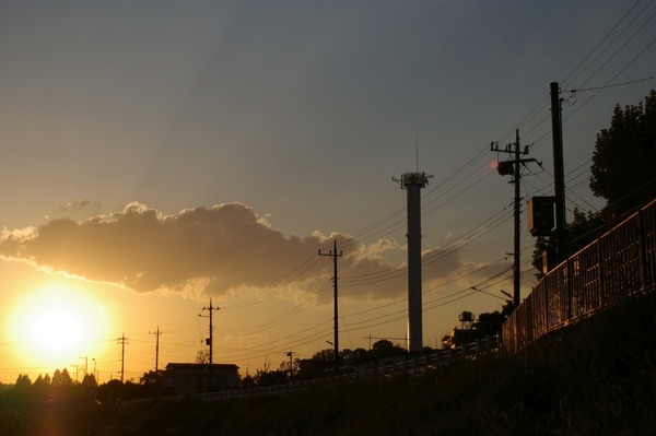 鶴見川の夕暮れ3
