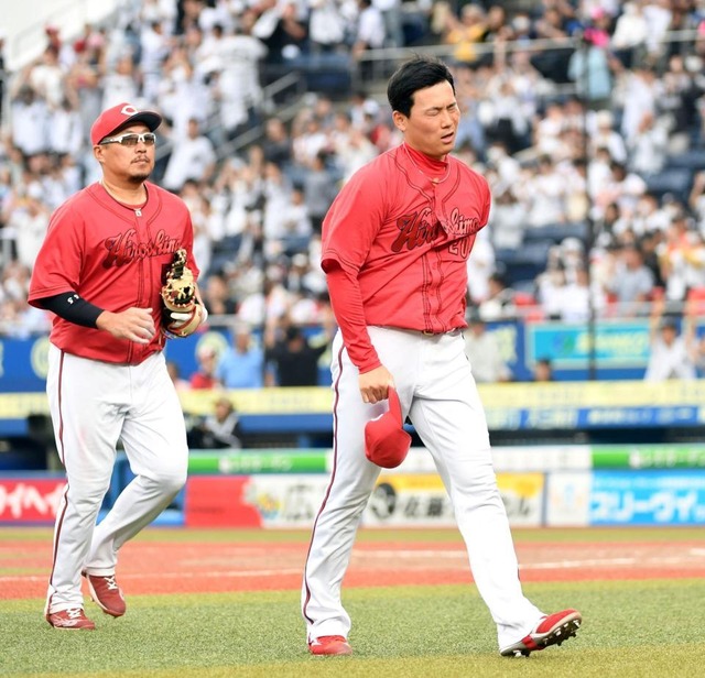 カープ栗林、痛恨サヨナラ被打で6敗目。會澤1号！西川×秋山逆転タイムリー！森下7回3失点の熱投も中継ぎ陣踏ん張れず。今季6度目のサヨナラ負け【広島4-5xロッテ/交流戦試合結果】