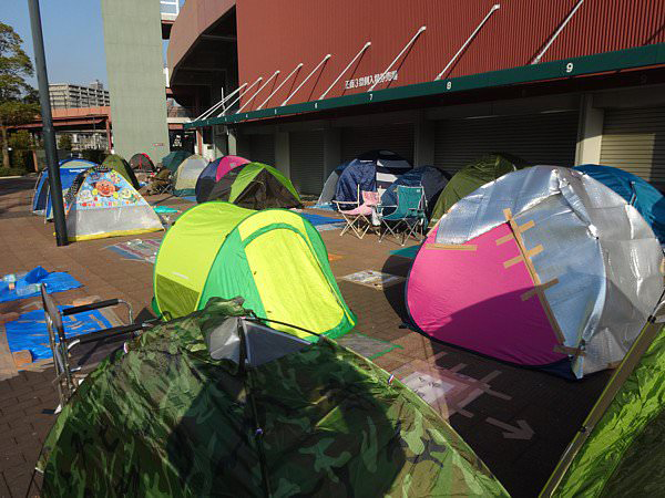 カープチケット2018テント村マツダスタジアム