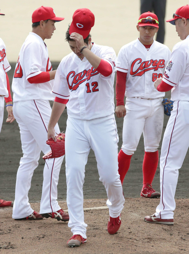 カープ九里に佐々岡監督が苦言オープン戦