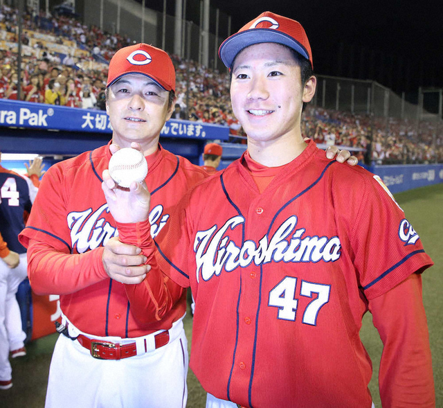 カープ山口翔プロ初勝利