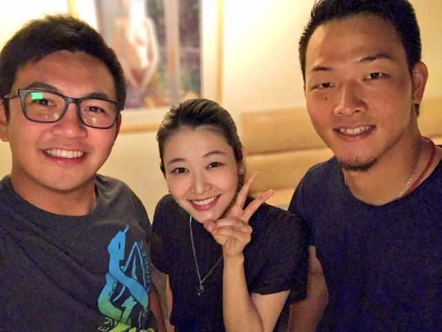 薮田和樹夫妻_山﨑康晃_食事会 (2)