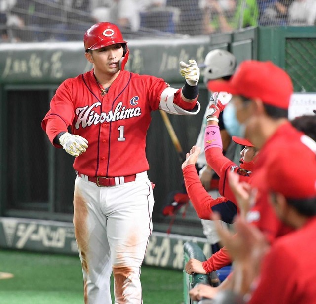 カープ鈴木誠也6年連続20本塁打達成
