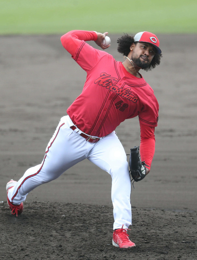 広島ドミンゲスが開幕ローテ争い加わる