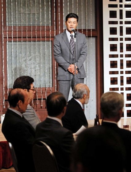 緒方監督_OB会