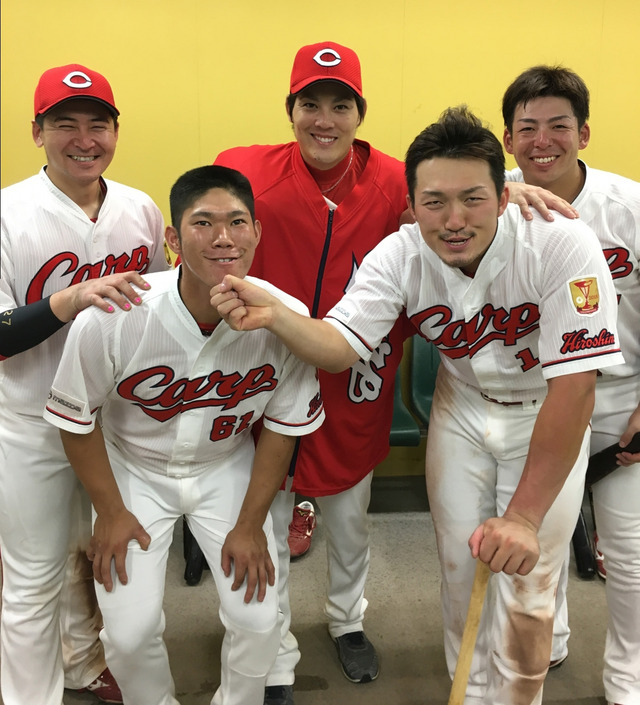 鈴木誠也首位打者確定