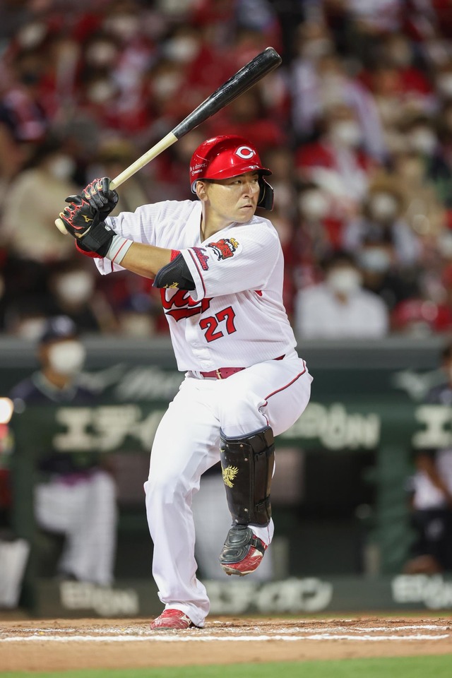 カープ堂林2塁打！會澤先制タイムリーで均衡破る！！