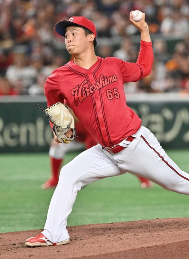 カープ玉村初回に3失点炎上