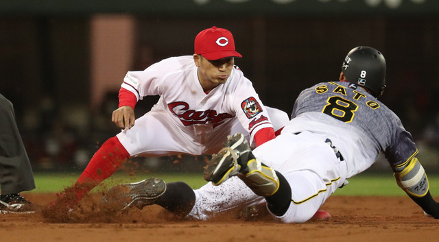 カープ鈴木誠也レーザービーム＆トリックプレー