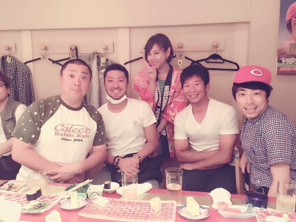 菊池涼介_ロンブー淳_極楽山本_高橋真麻_04