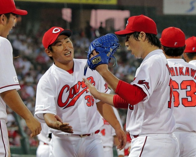 野村祐輔12勝目