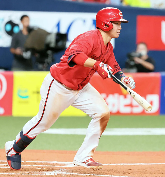 カープ坂倉プロ初『5安打1打点』の固め打ち