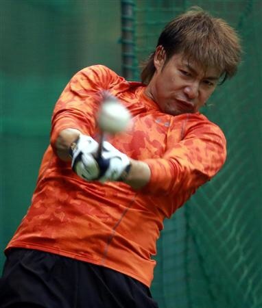 柳田悠岐_打撃練習