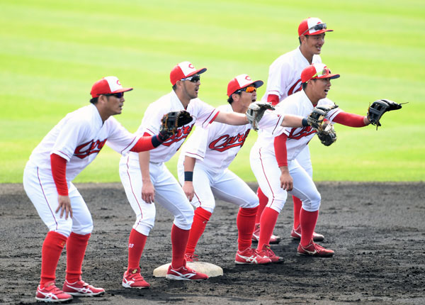 カープ忍者菊池涼介が分身の術