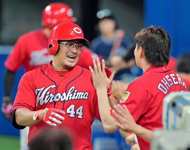 松山竜平12号ホームラン