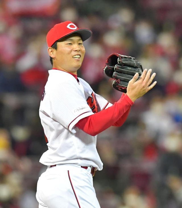 カープ栗林10戦連続10イニング無失点