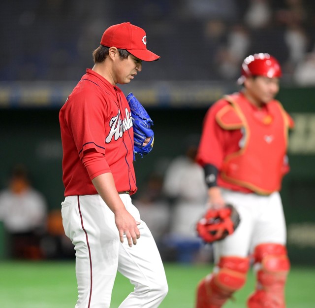 カープ野村祐輔にアクシデント。2回わずか33球で緊急降板