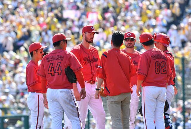 カープ林タイムリー！秋山＆西川1安打1盗塁！アンダーソン緊急降板→大道1.2回0封火消し！。森浦無失点も島内2失点。カープキラー梅野に3打点許し4位転落【広島1-4阪神/試合結果】