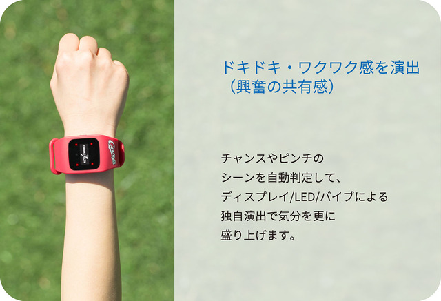広島カープファン専用ウェアラブル端末「funband」 (4)