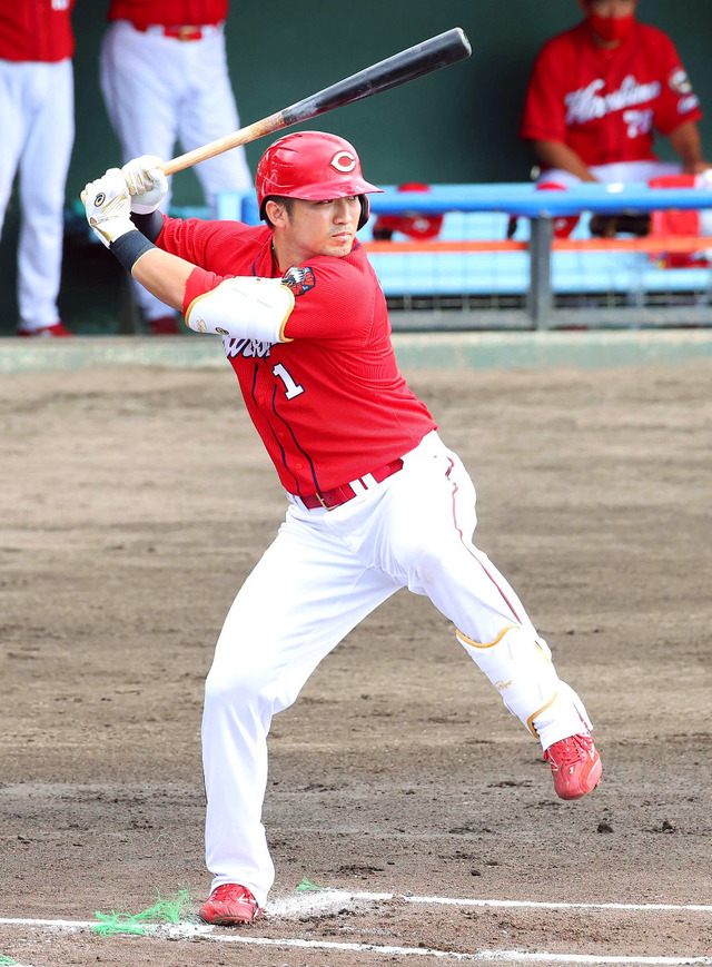 カープ鈴木誠也打撃フォーム2021年