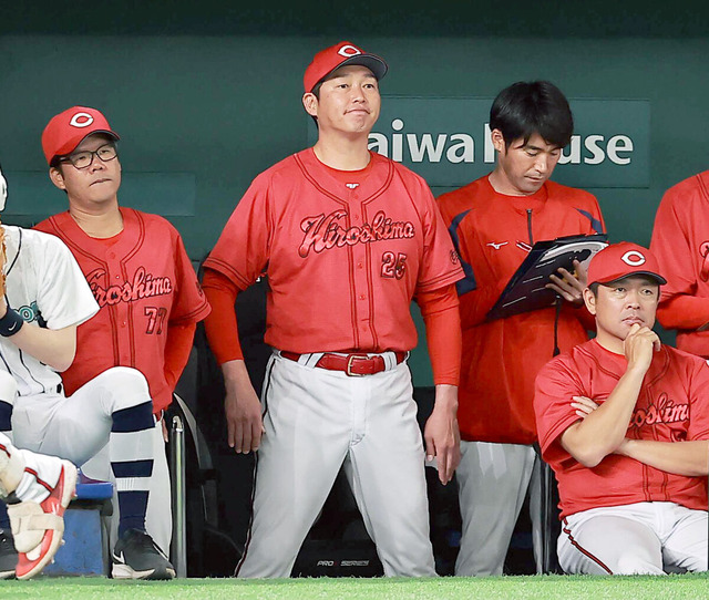 カープ松本、大乱調で逆転サヨナラ負け。松山同点打！磯村堂林で勝ち越し打！秋山2安打1打点！羽月好走塁！森下6回7K2失点！戸根ら5投手0封リレーも5連勝ならず【広島4-5x巨人/試合結果】