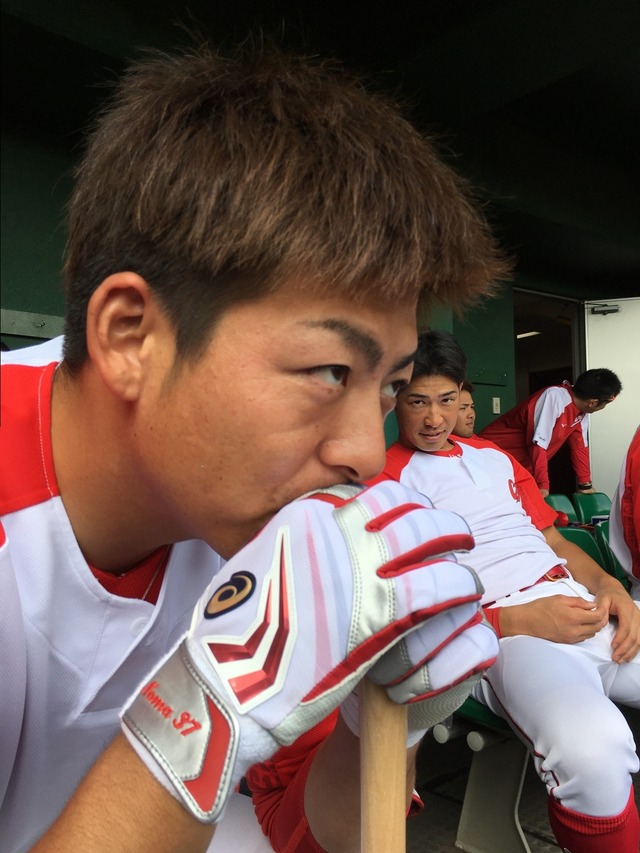 野間峻祥1番スタメン広島ソフトバンクオープン戦