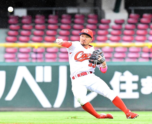 カープ菊池涼介、セリーグ連盟特別表彰!守備率10割を評価