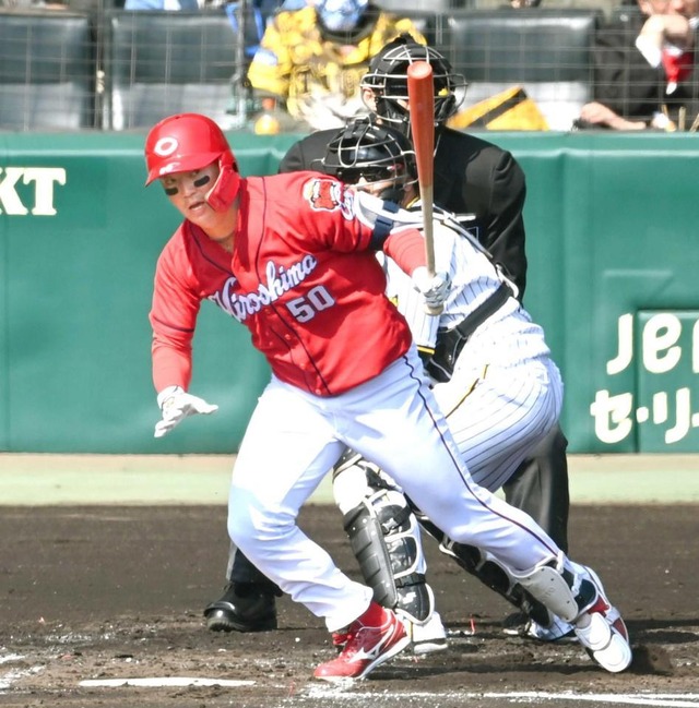 カープ中村健決勝タイムリー3塁打！羽月4安打2打点3盗塁！石原2安打2打点！黒原3回5失点も薮田-一岡-高橋-塹江-長谷部0封リレー！打線爆発で逆転勝利！【広島14-5阪神/2軍試合結果】