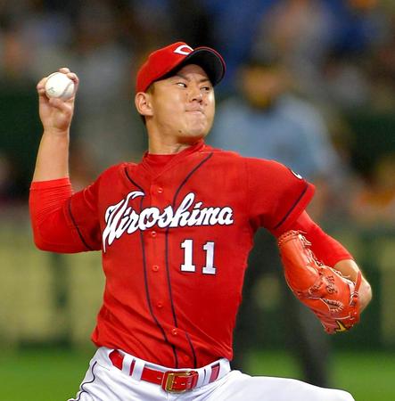 福井優也6勝目